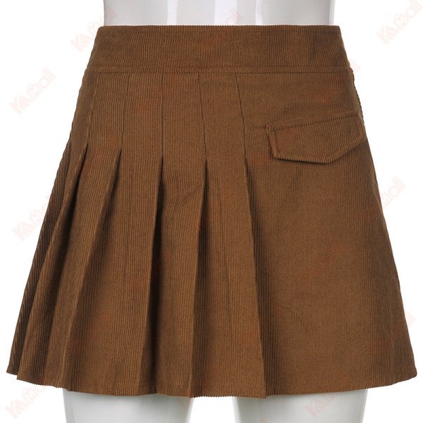sweet pleated style women skirt